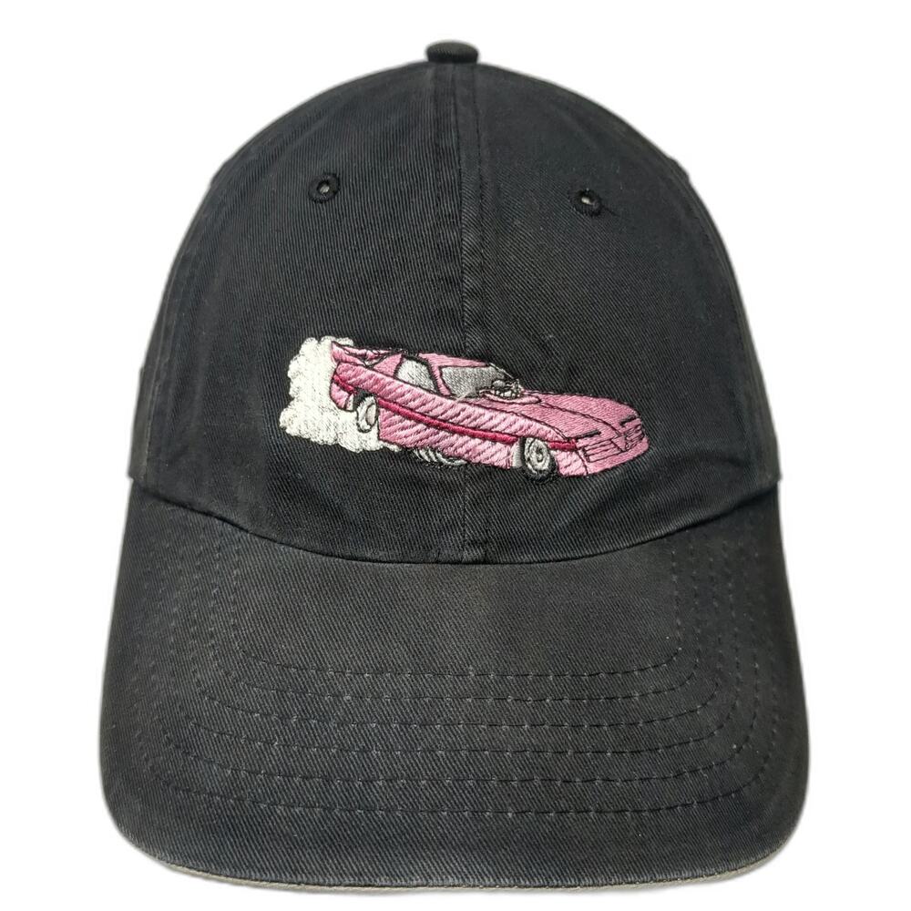 UltraClub Baseball Cap Black One Size STAYCOOLNYC Pink Car Graphic Strapback Hat
